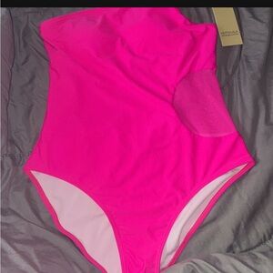Hot Pink One-Piece Swimsuit